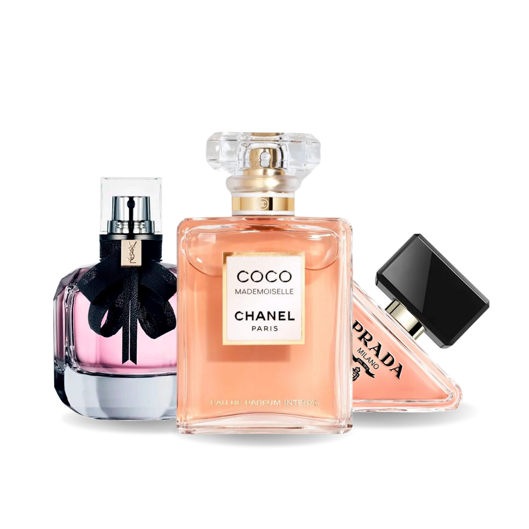 Promocijski paket 3 parfumov Prada PARADOXE, COCO MADEMOISELLE in MON PARIS 100 ml