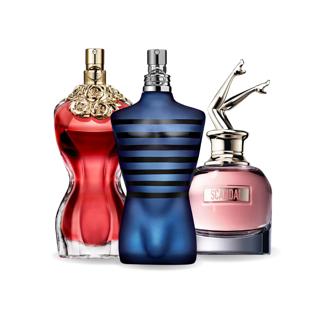 Promocijski paket 3 parfumov LA BELLE, ULTRA MALE in Gaultier SCANDAL 100 ml