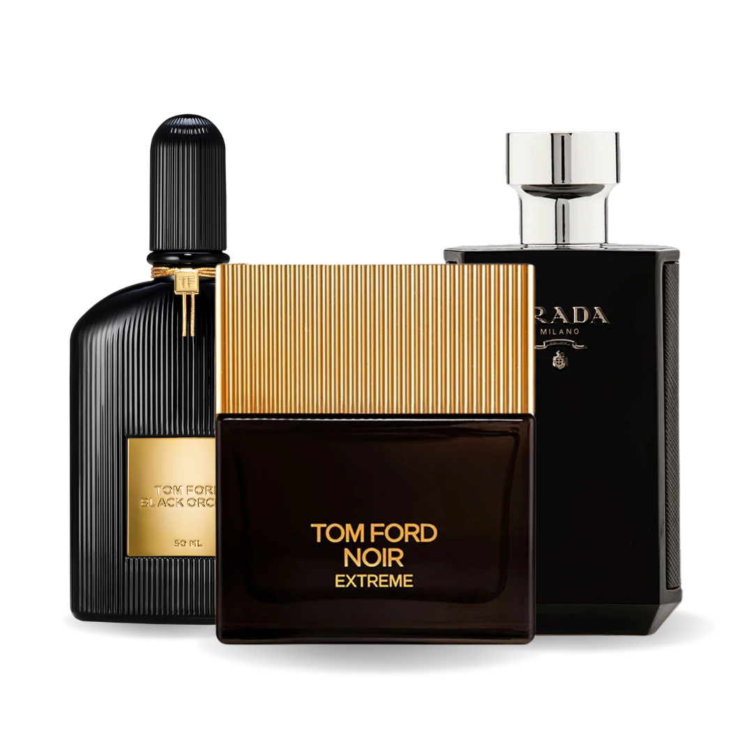 Promocijski paket 3 parfumov BLACK ORCHID, NOIR EXTREME in PRADA INTENSE 100 ml