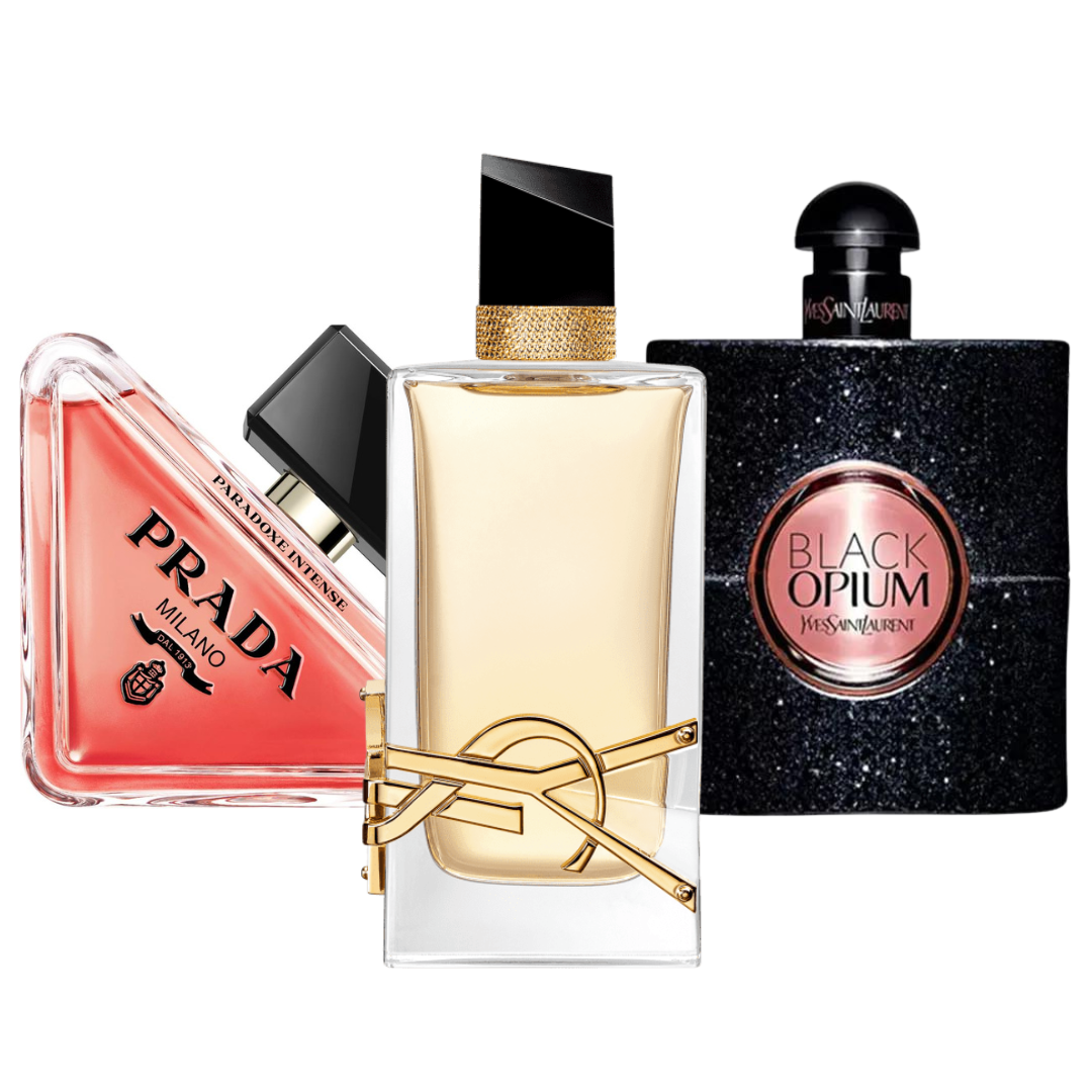 Promocijski paket 3 parfumov Prada Paradox, Black Opium Yves Saint Laurent in Libre 100 ml